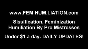 Sissification and crossdressing porn