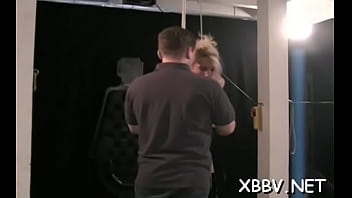 Ravishing woman is masturbating