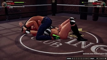 Polly vs samantha nf3d female kinky battle