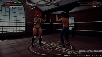 Polly vs samantha nf3d female kinky battle