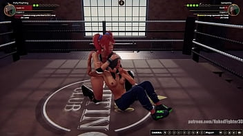 Polly vs samantha nf3d female kinky battle