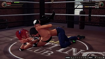 Polly vs samantha nf3d female kinky battle