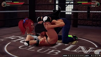 Polly vs samantha nf3d female kinky battle