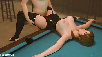 Lara croft having sex in a cafe