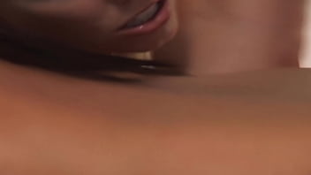 Platinum blonde and brunette beauty have a threesome with a lucky man