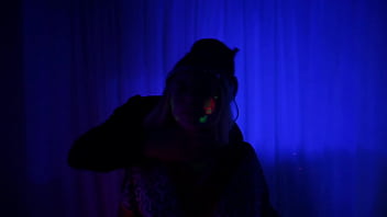 Latina masturbating at home