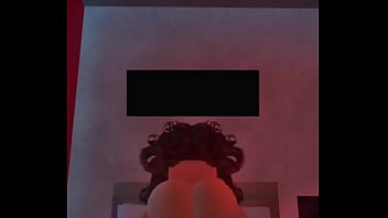 Banging thick curly hair girl on roblox