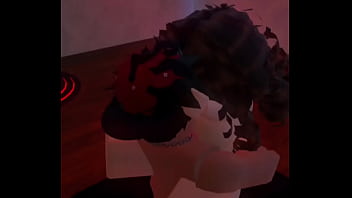 Banging thick curly hair girl on roblox