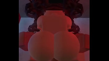 Banging thick curly hair girl on roblox