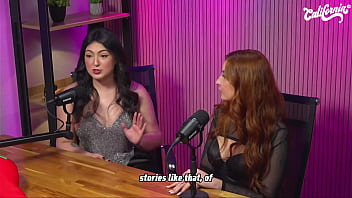 Sacanagem entre as gostosas durante as gravações