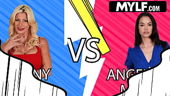 The mylf face angelina and brittany go head to head in a battle of seduction and satisfaction