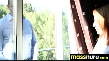 Lucky client gets a full service massage 9