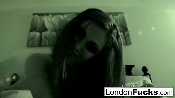 Hot asian works her pussy