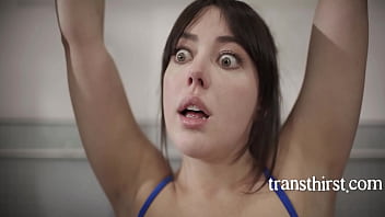 Watching A Trans Hottie Fuck Her Bf In The Gym thumbnail