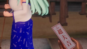 淫乱な巫女はパイズリで中出し