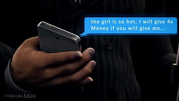 Receive her treatment before the photo shoot