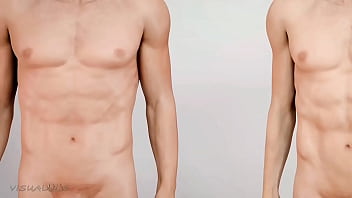 Receive her treatment before the photo shoot