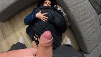 A lot of cum on my down jackets while wearing long boots and sexy clothes 212 previewi received several jackets i alre