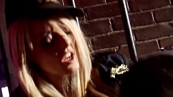 She bends over to take one while sucking the other and does well in the end by letting