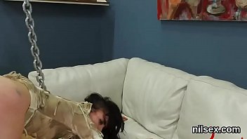 Foolish whore gets her fuckholes spread and deeply banged