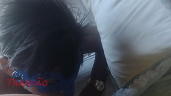 Gozando gostoso no cuzinho da minha preta