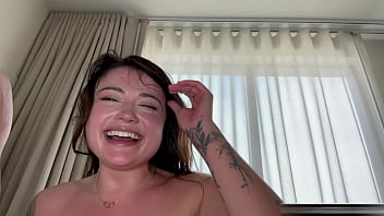 Power thrusting my cock into adria rae wet pussy and leaving a creampie