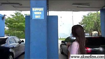 Nasty hot girl insert sex toys in holes to masturbate video 14