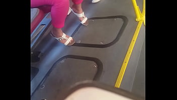 Mature candid foot play