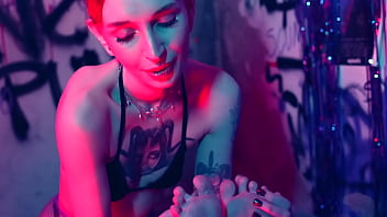 Small feet tickling submission