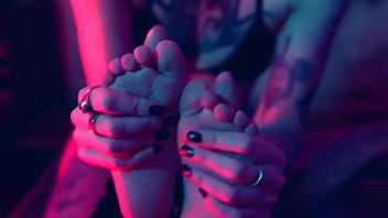 Small feet tickling submission
