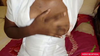 Sexy horny nurse seduced her patient to fuck her big ass