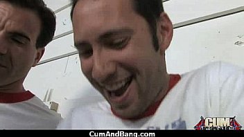 Nasty black girl grouped and facialed 21