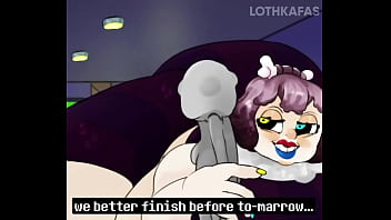 Female sans strokes your throbbing cock undertale thick hentai bimbotale