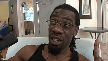 She's all smiles when her black stud answers the door because she knows he's going to