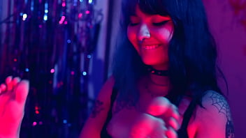 Small feet tickling submission