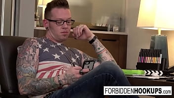 Hot blonde gets her bros cock