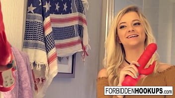 Hot blonde gets her bros cock Hot blonde gets her bros cock