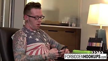 Hot blonde gets her bros cock