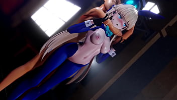 Toki Faints With A Double Peace Sign Until He Climaxes With A Piston Reverse Bunny Ver thumbnail