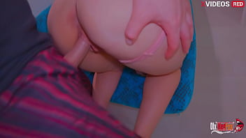 Horny small tits juicy ass milf stepmom orgasms on stepson's big cock pov