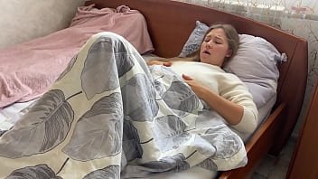 Caressing her pussy early in the morning homemade orgasm loud moans