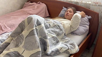 Caressing her pussy early in the morning homemade orgasm loud moans