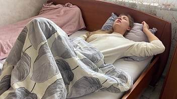 Caressing her pussy early in the morning homemade orgasm loud moans