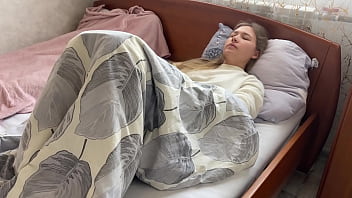 Caressing her pussy early in the morning homemade orgasm loud moans