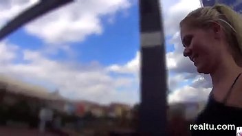 Glamorous czech teenie gets seduced in the supermarket and reamed in pov