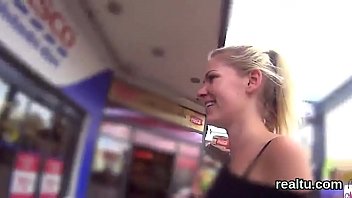Glamorous czech teenie gets seduced in the supermarket and reamed in pov
