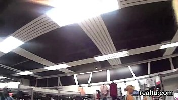 Glamorous czech teenie gets seduced in the supermarket and reamed in pov