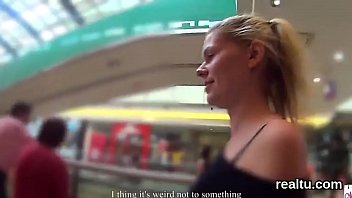 Glamorous czech teenie gets seduced in the supermarket and reamed in pov