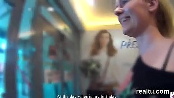 Glamorous czech teenie gets seduced in the supermarket and reamed in pov