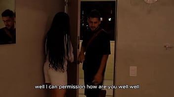 Busty milf the real estate agent gives me a warm welcome to my new home